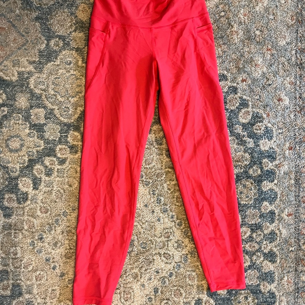 Old Navy Red Leggings